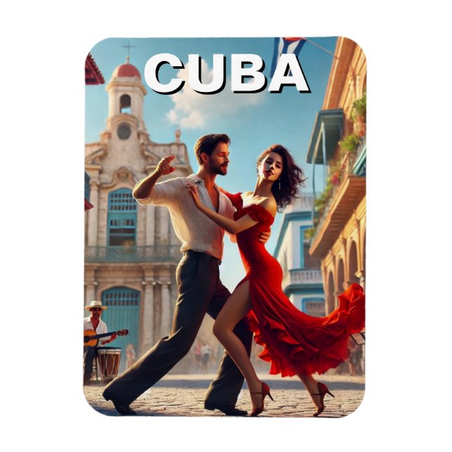 Magnet Flexible Danseurs Cuba Cha-Cha (Vertical)