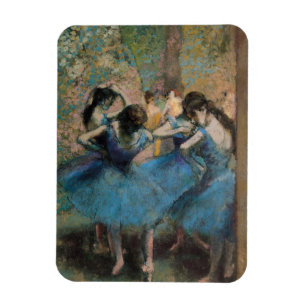 Magnet Flexible Danseurs d'Edgar Degas   dans le bleu, 1890