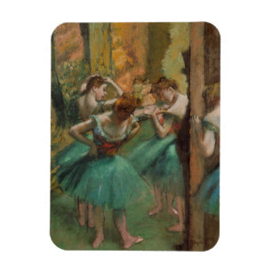 Magnet Flexible Danseuses, Pink and Green Edgar Degas