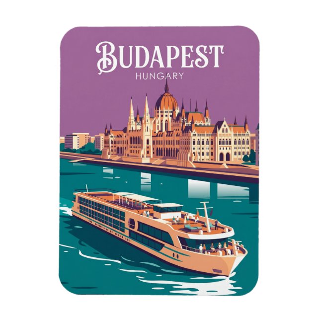 Magnet Flexible Danube Hongrie (Vertical)