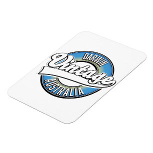 Magnet Flexible Darwin australie logo vintage