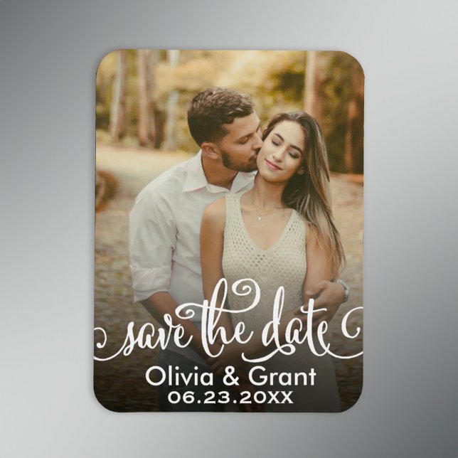 Magnet Flexible Date de sauvegarde de photo de calligraphie (Créateur téléchargé)