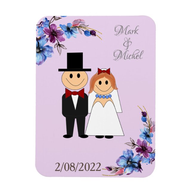 Magnet Flexible Date mariage (Vertical)