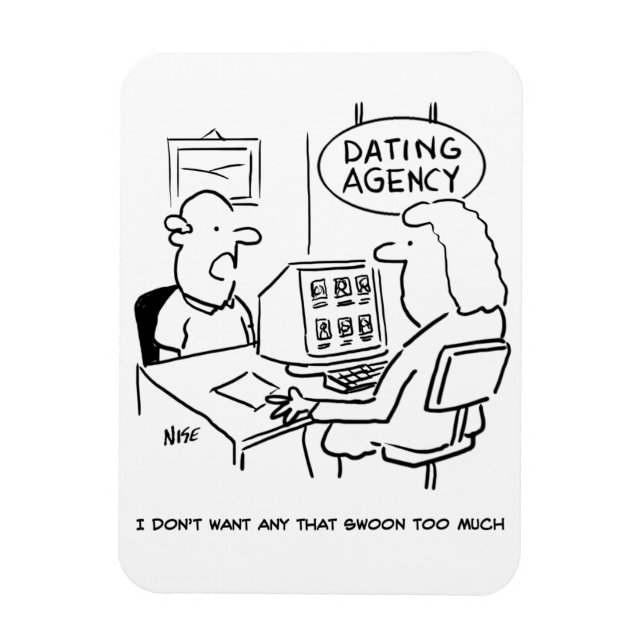 Magnet Flexible Dating Agency - ne veut pas d'une fille qui escroq (Vertical)