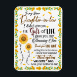 Magnet Flexible Daughter Lovers | To My Dear Daughter-In-Law<br><div class="desc">Daughter Lovers | To My Dear Daughter-In-Law The Gift Of Life My Amazing Son Love Your Mother-In-Law</div>