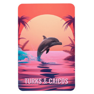 Magnet Flexible Dauphin de Turc et Caicos