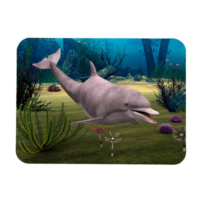 Magnet Flexible Dauphin souriant (Horizontal)