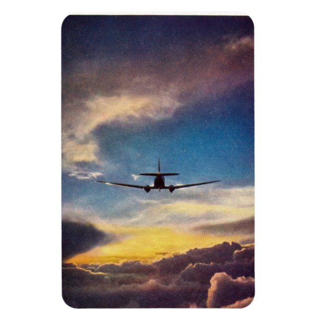 Magnet Flexible DC-3 Airliner et réglage de l'aimant Sun (Vertical)