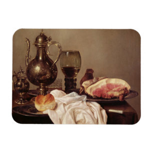 Magnet Flexible De petit déjeuner toujours la vie (huile sur le