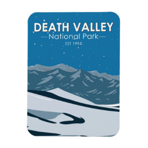 Magnet Flexible Death Valley National Park Night Sky Vintage