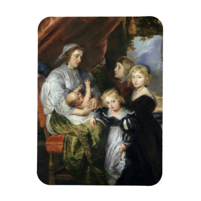 Magnet Flexible Deborah Kip et ses enfants (Vertical)