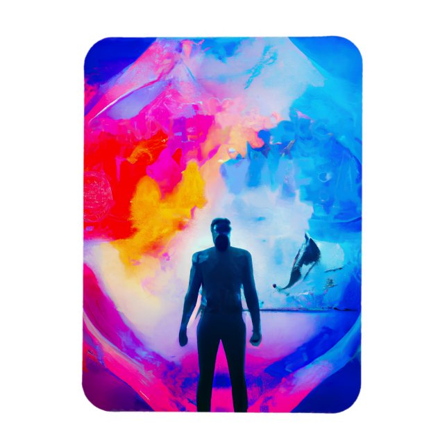 Magnet Flexible Debout dans les couleurs (Vertical)