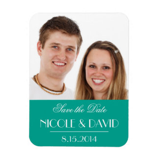 Magnet Flexible Décadent Déco élégant mariage turquoise enregistre