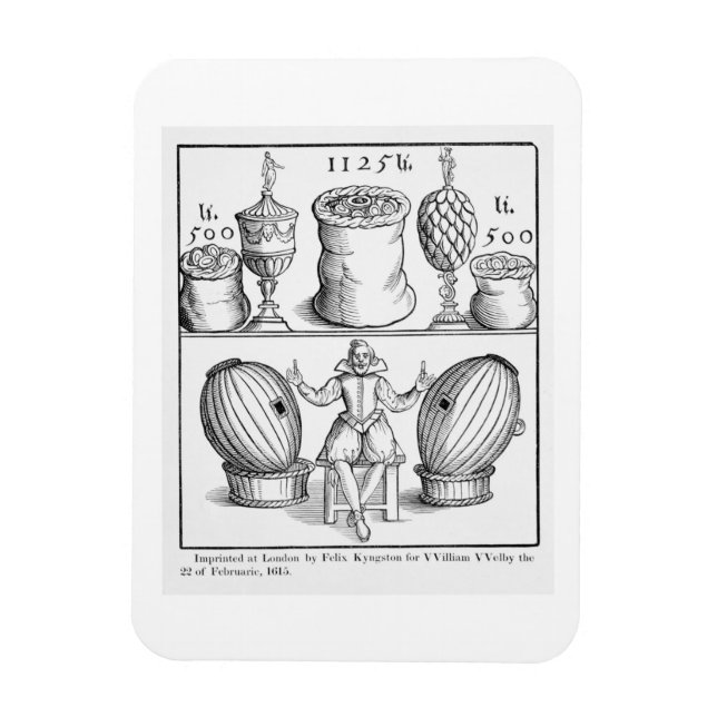 Magnet Flexible Déclaration fixant la date du prochain dessin (Vertical)