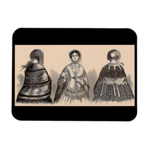 Magnet Flexible Décor des châles victoriens des années 1880