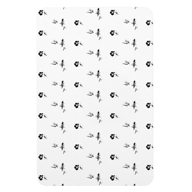 Magnet Flexible Décoratif, Gris foncé, Charbon (Vertical)