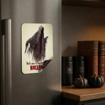 Décoration aimantée d'Halloween fantôme drôle pour