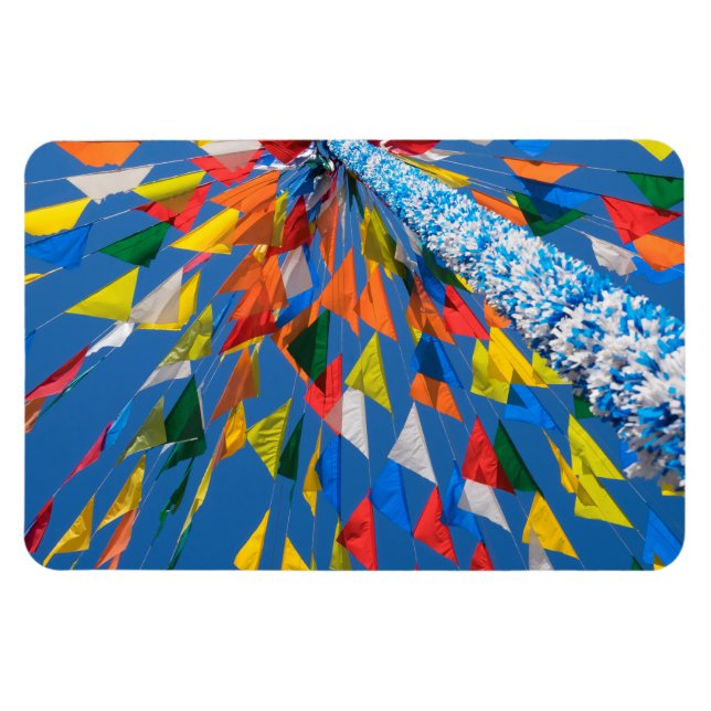 Magnet Flexible Décoration de drapeau triangulaire (Horizontal)