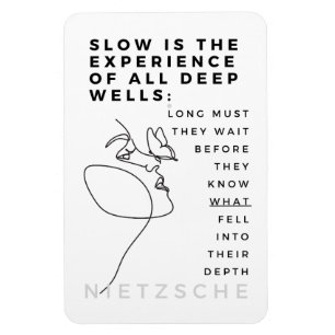 Magnet Flexible Deep Soul Introvert philosophie citation Nietzsche