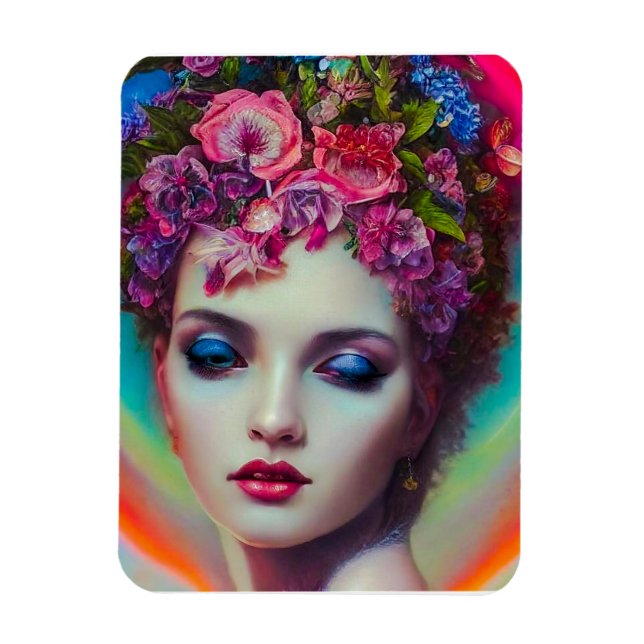 Magnet Flexible Déesse des fleurs (Vertical)