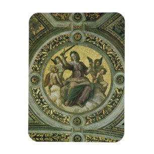 Magnet Flexible Déesse romaine Justice avec les anges par Raphael