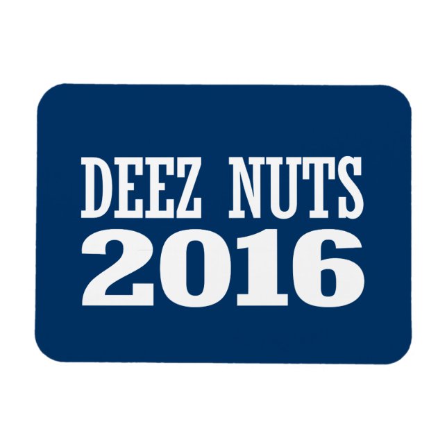 Magnet Flexible Deez Nuts 2016 (Horizontal)