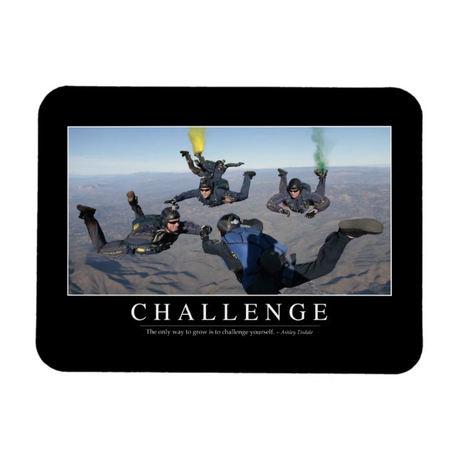 Magnet Flexible Défi : Citation 1 inspirante (Horizontal)