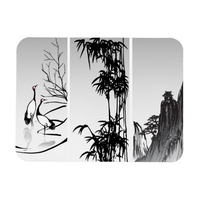 Magnet Flexible Défilement Oriental vertical (Horizontal)