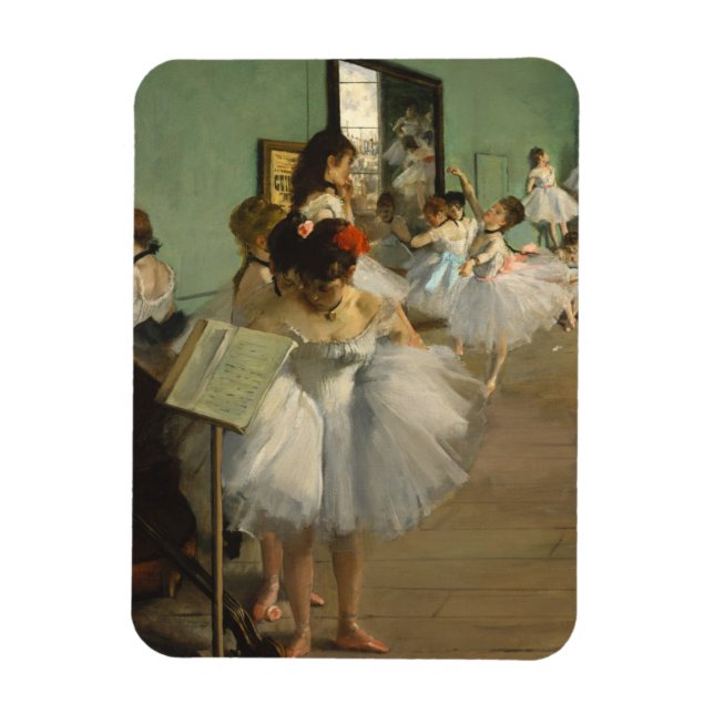 Magnet Flexible Degas Classe Danse Danseurs de ballet Ballerina Ar (Vertical)