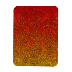 Magnet Flexible Dégradé de la Parties scintillant de flamme tombée