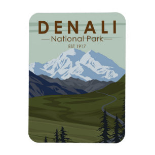 Magnet Flexible Denali National Park Road à Denali