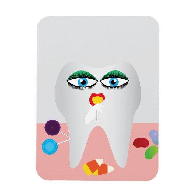 Magnet Flexible Dent Sucrée (Vertical)