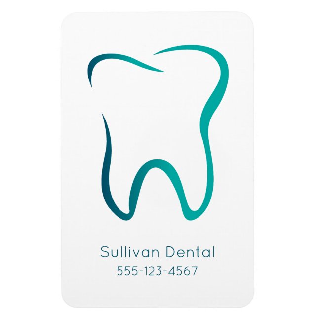 Magnet Flexible Dentaire dentaire Dentistrie Entreprise Médicale (Vertical)