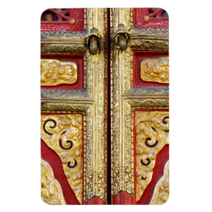 Magnet Flexible Dentelle en métal d'or à la porte