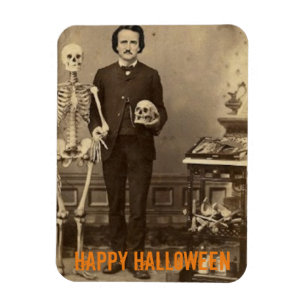 Magnet Flexible Déplaisant Edgar Allan Poe Halloween