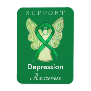 Magnet Flexible Depression Sensibilisation Ruban Art Magnat person