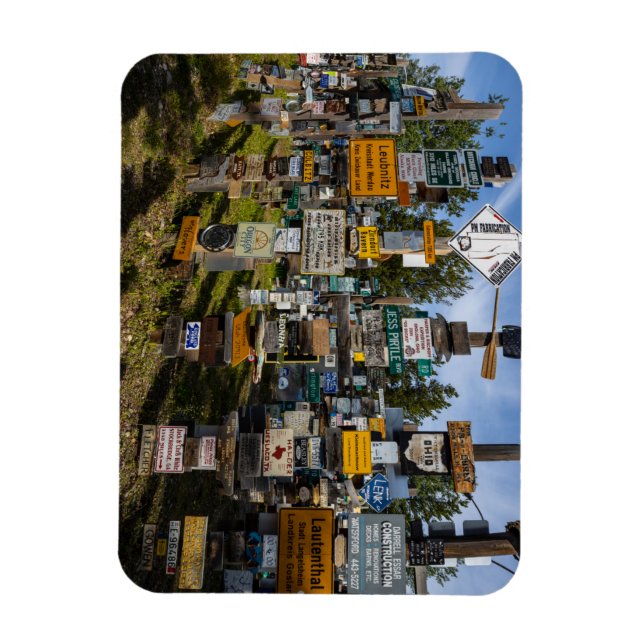 Magnet Flexible Der Sign Post Forest in Kanada (Vertical)