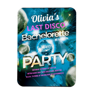 Magnet Flexible Dernière soirée de bachelorette Disco
