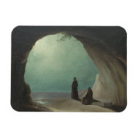 Des moines solitaires dans une Grotte (par Carl Bl