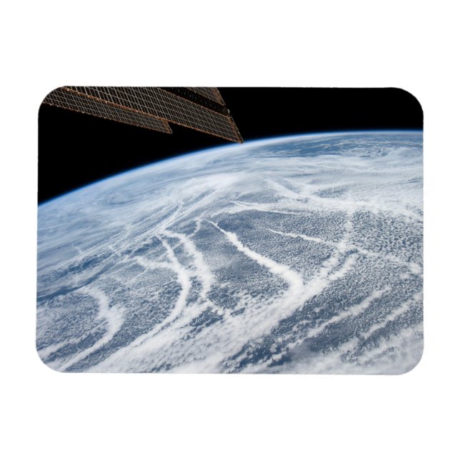 Magnet Flexible Des Motifs Nuageux Au Sud Des Îles Aléoutiennes. (Horizontal)