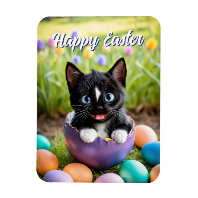 Magnet Flexible Des pattes dans une poitrine : Un nid cosy aux oeu (Vertical)