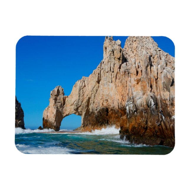 Magnet Flexible Des Vagues Se Déplient Sur La Plage (Horizontal)