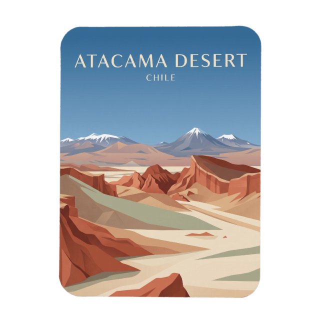 Magnet Flexible Désert d'Atacama Chili (Vertical)