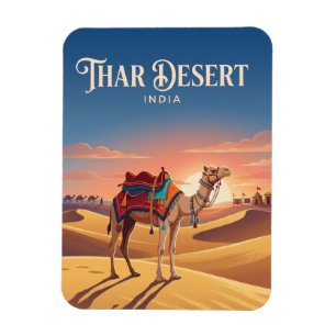 Magnet Flexible Désert de Thar Jaisalmer Inde