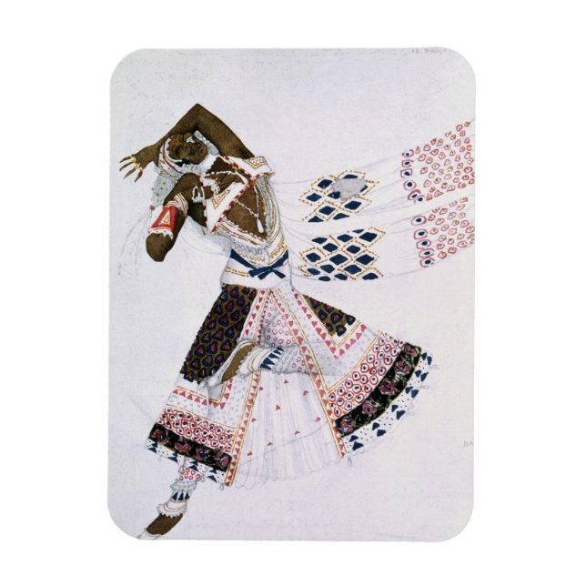 Magnet Flexible Design de costume de Le Dieu Bleu, 1911 (couleurs  (Vertical)