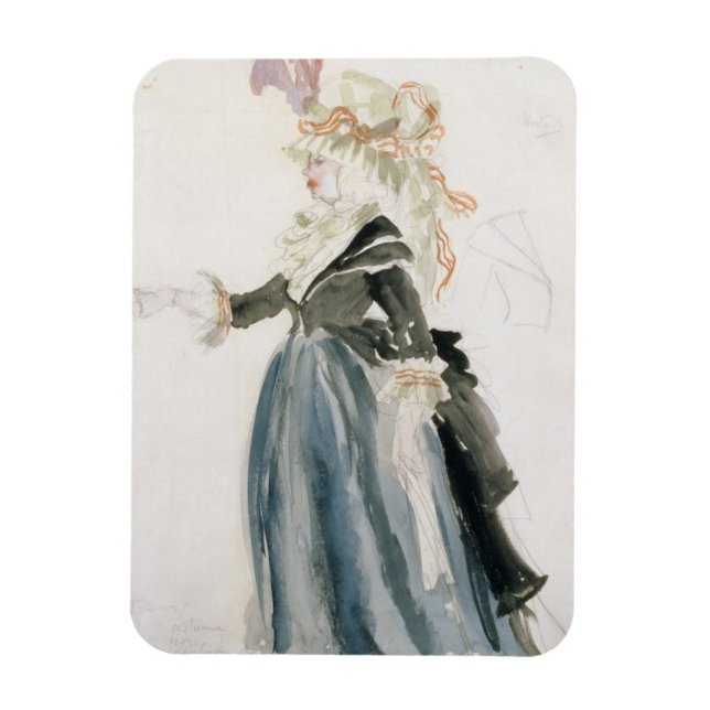 Magnet Flexible Design de costume pour 'Misa Sert' comme 'Une Dame (Vertical)