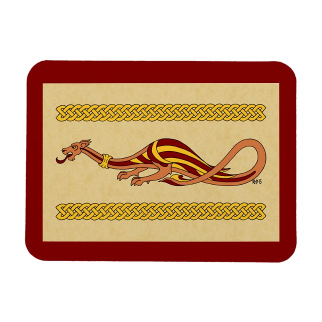 Magnet Flexible Design Dragon Médiéval 2015 (Horizontal)