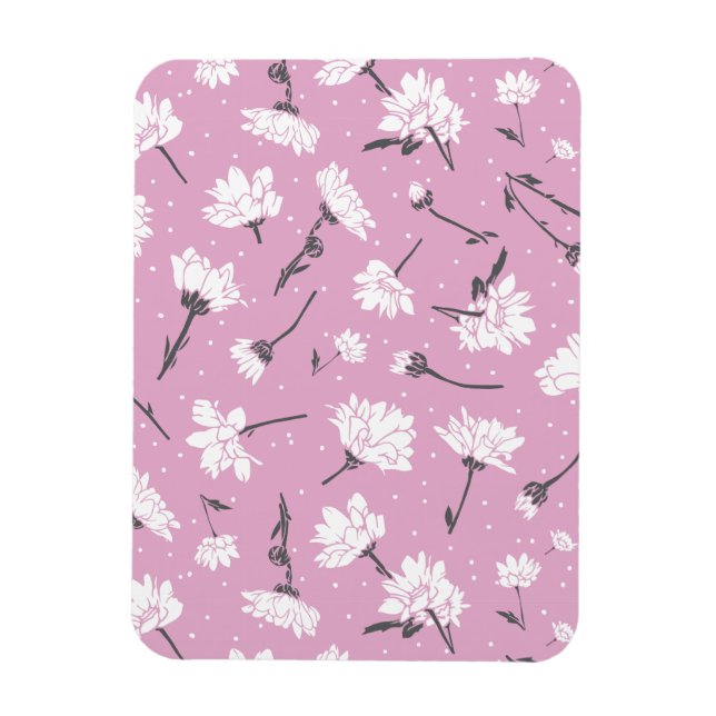 Magnet Flexible Design Floral Rose - Art Fleur Élégant (Vertical)