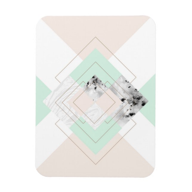 Magnet Flexible Design géométrique de style moderne (Vertical)