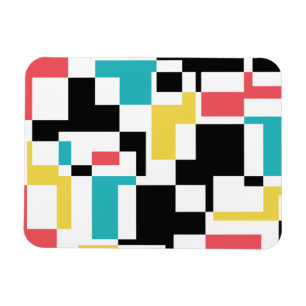 Magnet Flexible Design graphique géométrique moderne, amusant et c